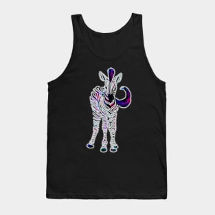 Galaxy Zebra Tank Top